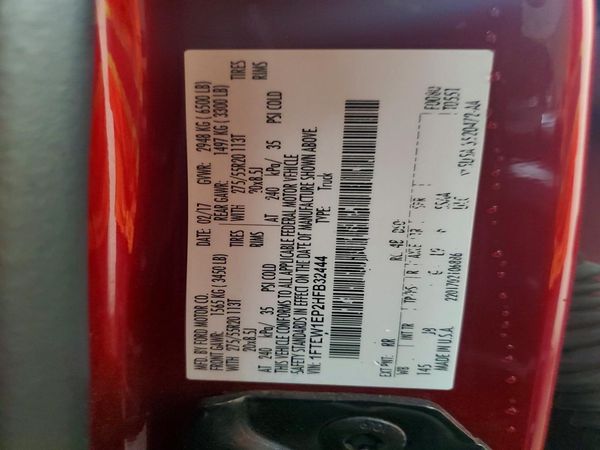 2017 FORD F150 SuperCrew
