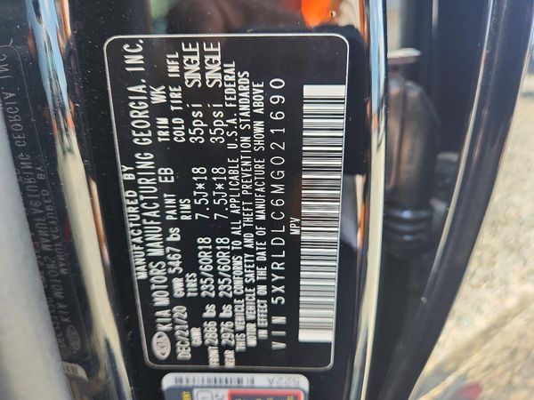 2021 KIA SORENTO S
