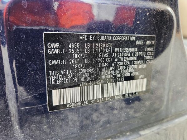 2018 SUBARU OUTBACK Limited+M/R+ES+NAVI