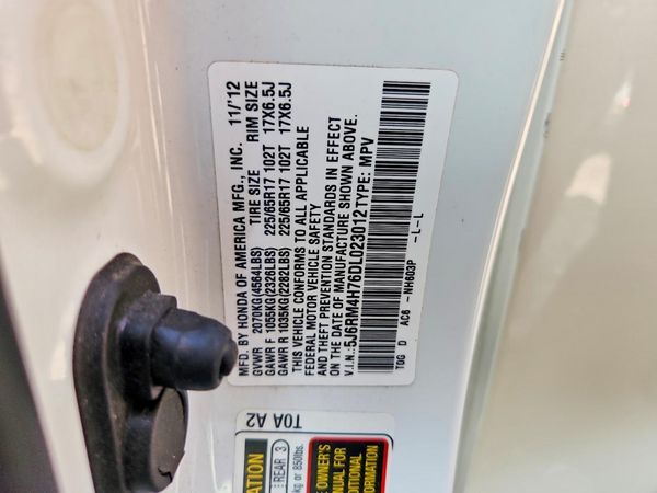 2013 HONDA CRV EX-L