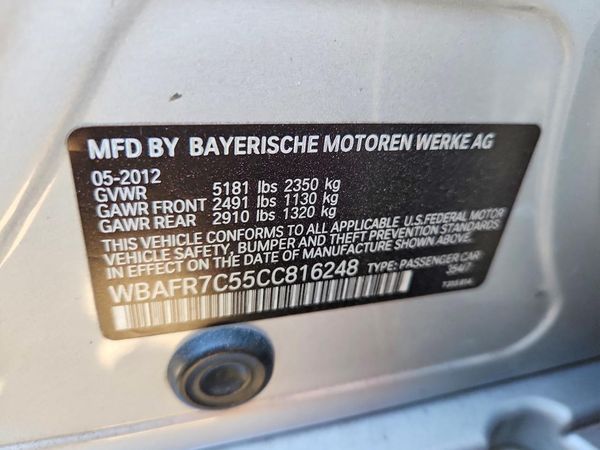 2012 BMW 535