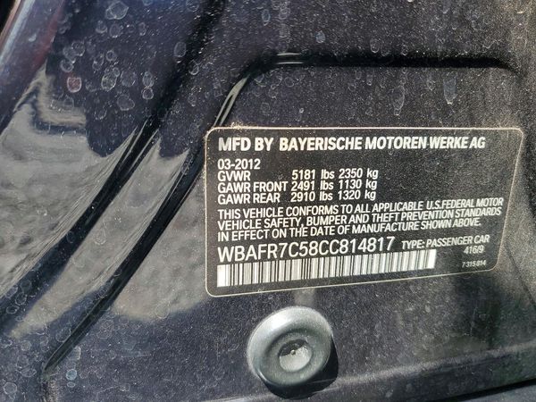 2012 BMW 535