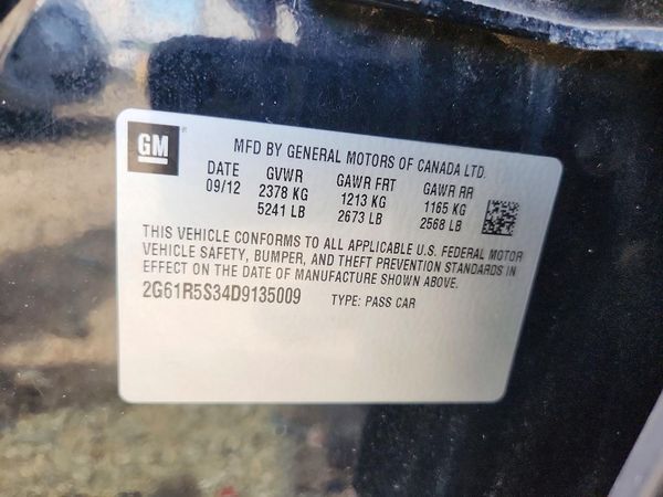 2013 CADILLAC XTS Luxury