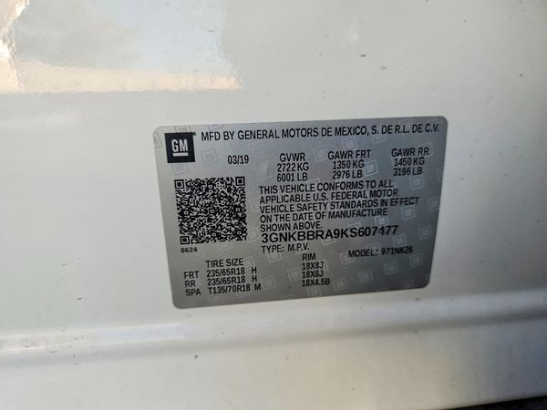 2019 CHEVROLET BLAZER 1LT