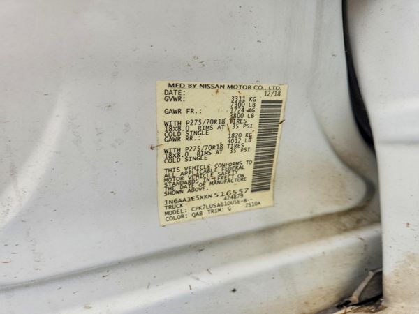 2019 NISSAN TITAN