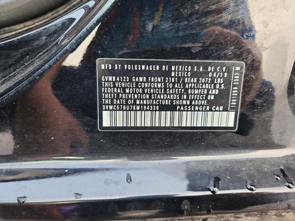 2019 VOLKSWAGEN JETTA