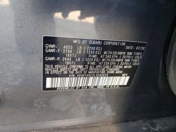 2020 SUBARU OUTBACK Limited+M/R+NAVI(HK)
