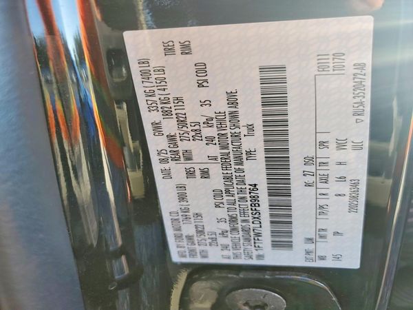2025 FORD F150 Platinum