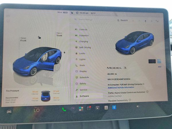 2022 TESLA MODEL 3