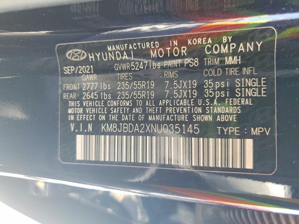 2022 HYUNDAI TUCSON