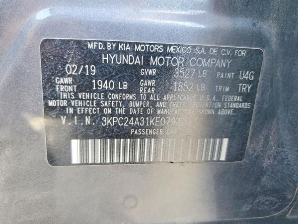 2019 HYUNDAI ACCENT SE and SEL