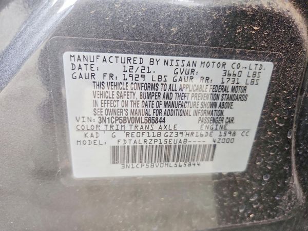 2021 NISSAN KICKS S