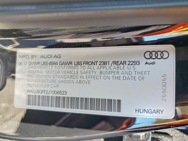2018 AUDI A3