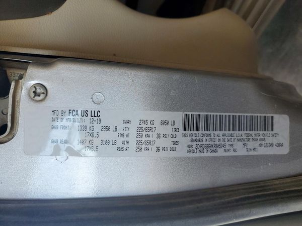 2019 DODGE CARAVAN SE