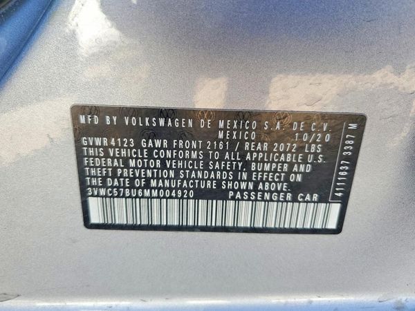 2021 VOLKSWAGEN JETTA S / SE / R-Line