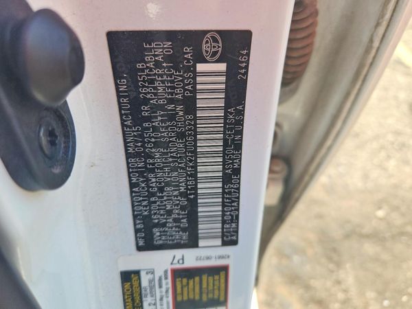 2015 TOYOTA CAMRY