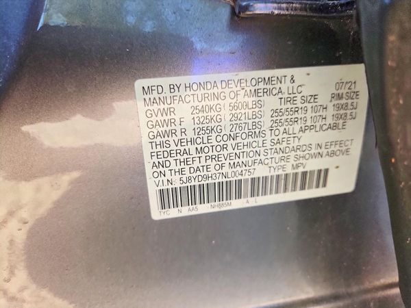 2022 ACURA MDX