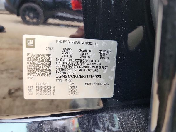 2019 CHEVROLET TAHOE Premier