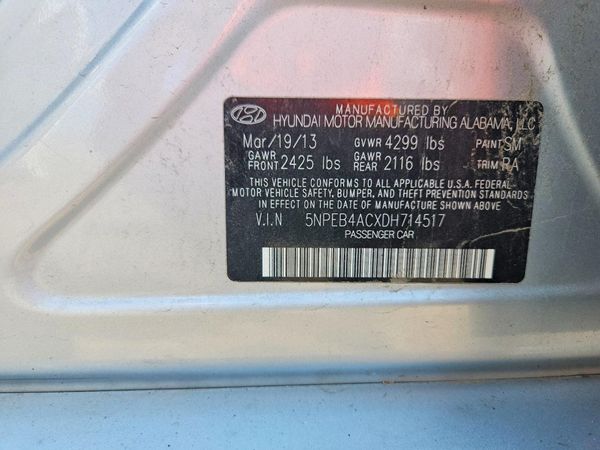 2013 HYUNDAI SONATA GLS/ GLS Popular