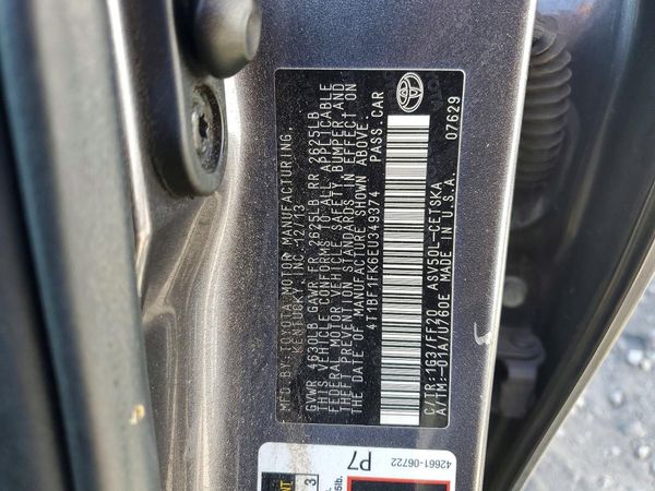 2014 TOYOTA CAMRY