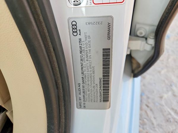 2017 AUDI A6 quattro Premium Plus