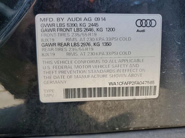 2015 AUDI Q5