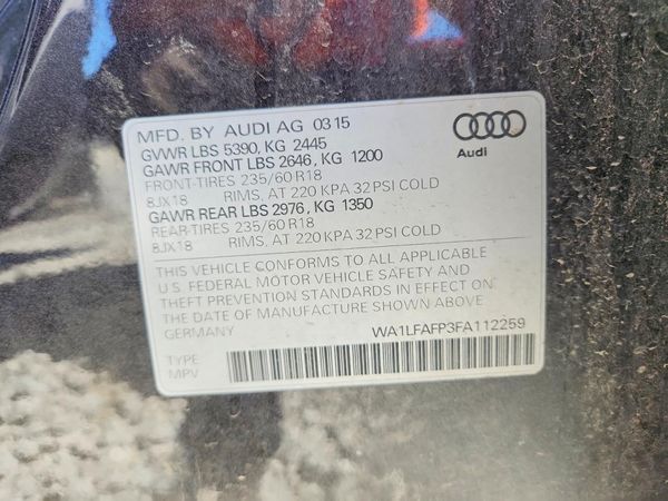 2015 AUDI Q5