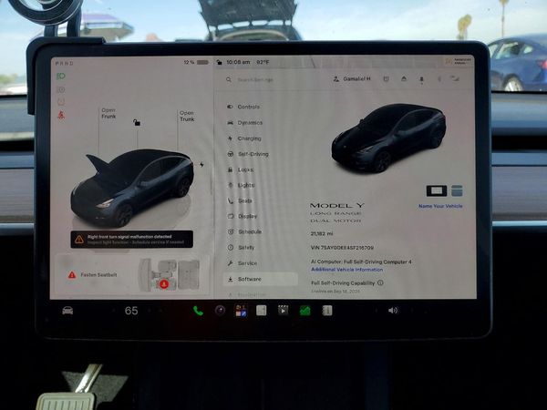 2025 TESLA MODEL Y — ODOM