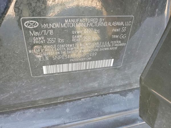 2018 HYUNDAI SONATA