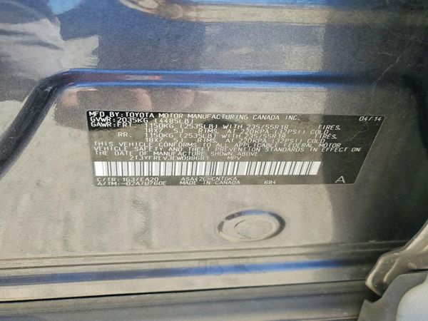 2014 TOYOTA RAV4 High