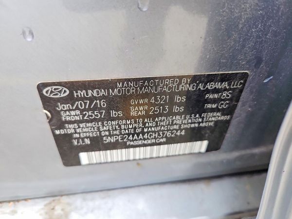 2016 HYUNDAI SONATA