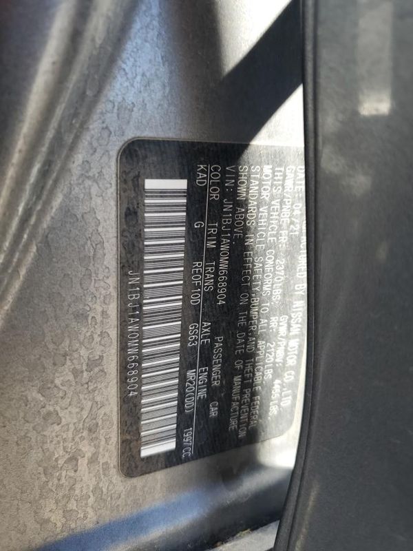 2021 NISSAN ROGUE SPORT