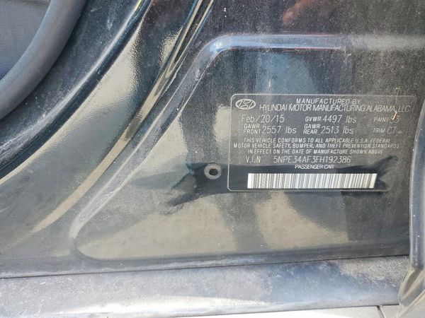 2015 HYUNDAI SONATA