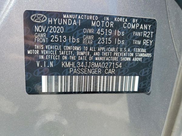 2021 HYUNDAI SONATA SEL