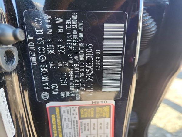 2020 KIA RIO 5-DOOR LX, S