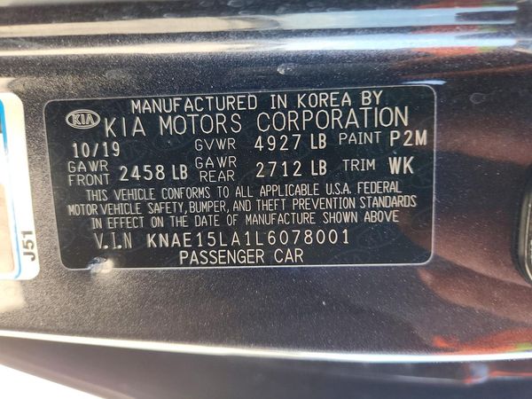 2020 KIA STINGER