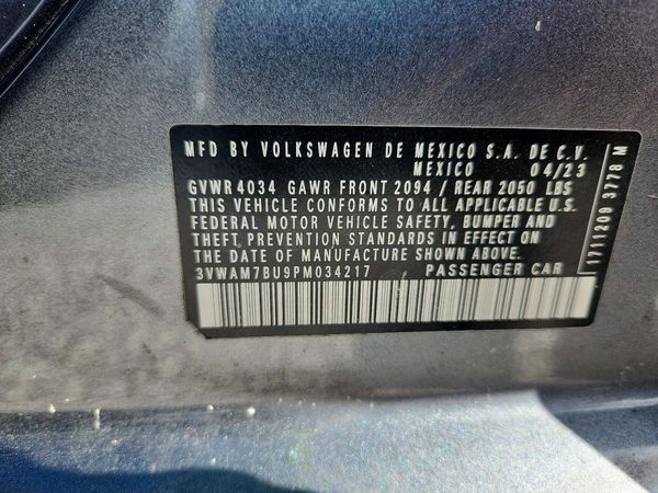 2023 VOLKSWAGEN JETTA Sport