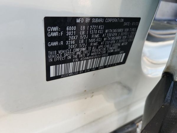2022 SUBARU ASCENT Limited 7