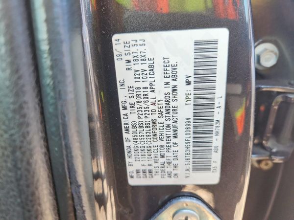 2015 ACURA RDX Technology Package