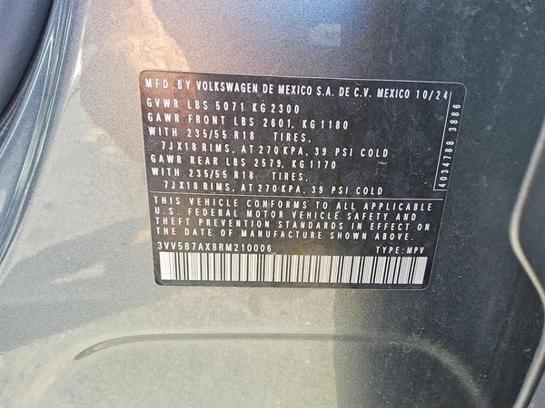 2024 VOLKSWAGEN TIGUAN