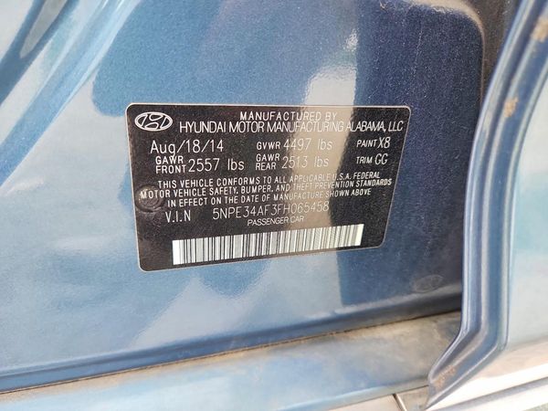 2015 HYUNDAI SONATA