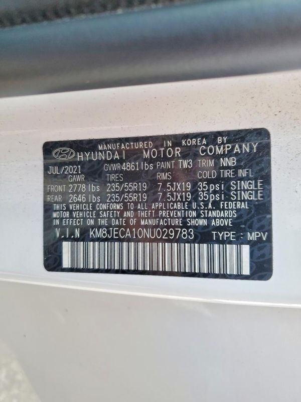 2022 HYUNDAI TUCSON Limited