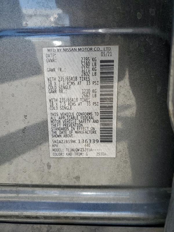 2021 NISSAN MURANO