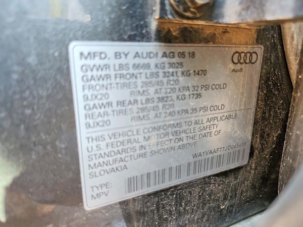 2018 AUDI Q7