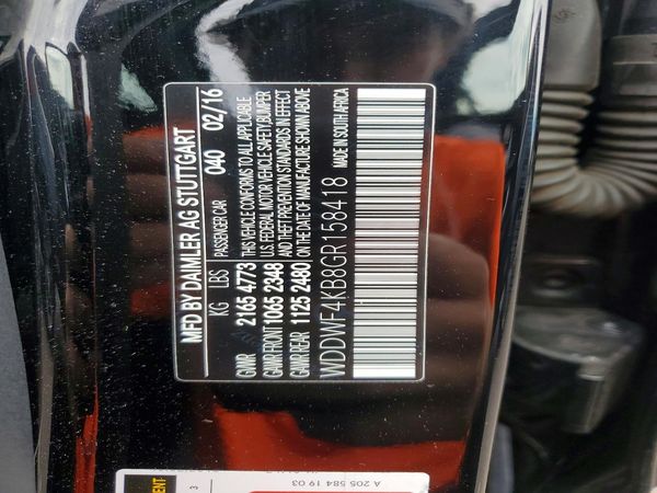 2016 MERCEDES-BENZ C C300