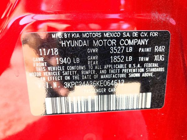 2019 HYUNDAI ACCENT SE and SEL