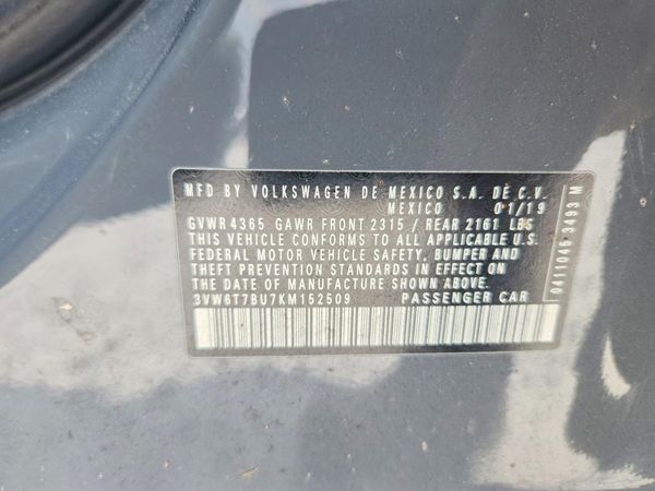 2019 VOLKSWAGEN JETTA