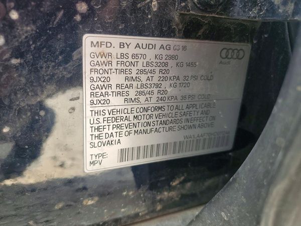 2017 AUDI Q7