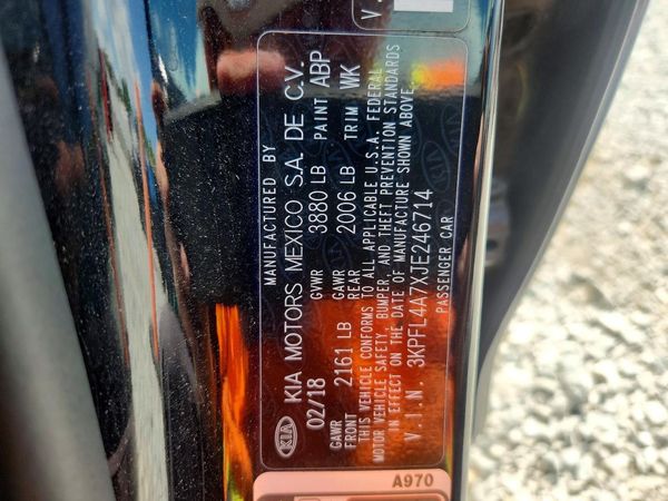 2018 KIA FORTE LX Pop,S,EX