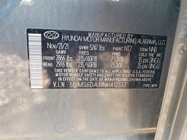 2022 HYUNDAI SANTA FE